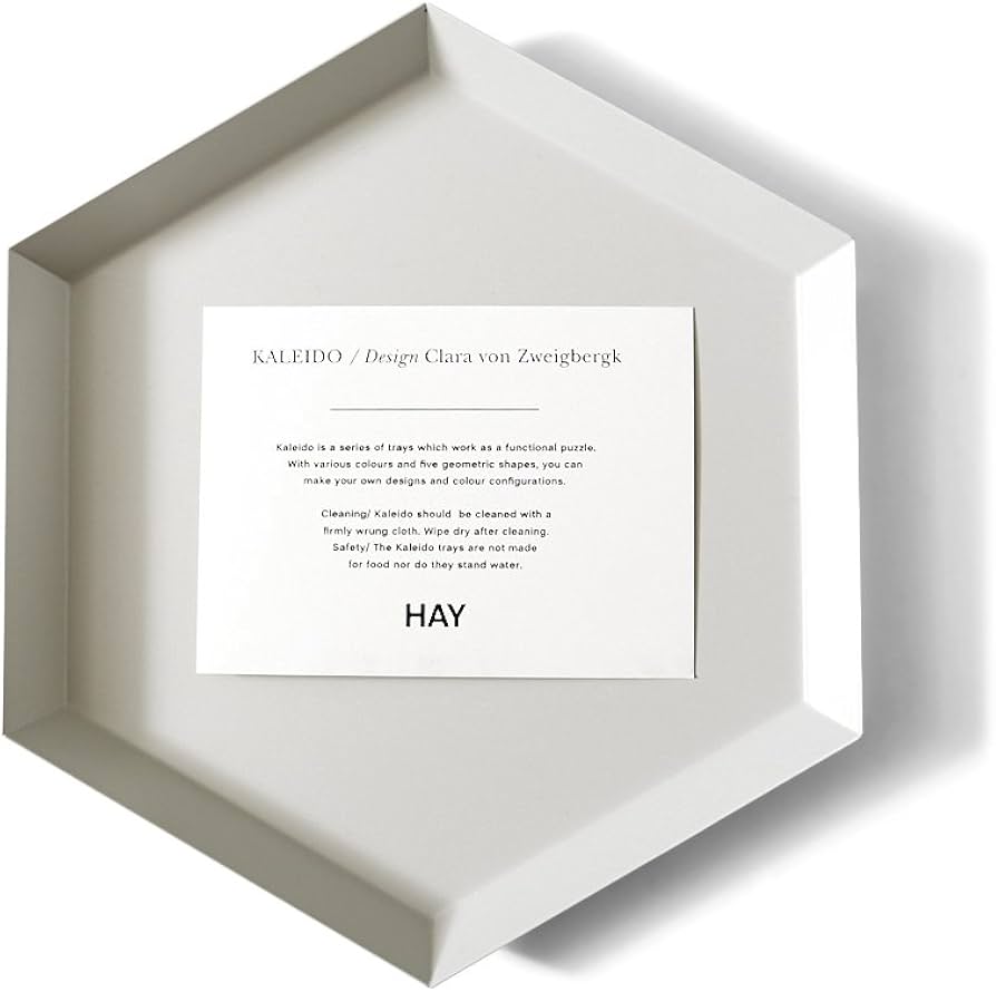 Amazon | HAY(ヘイ) / トレイ Kaleido（カレイド） Sサイズ (グレー