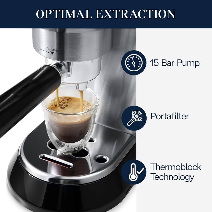 Amazon.com: De'Longhi Dedica Espresso Machine with Manual Milk