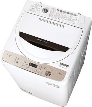 Amazon.co.jp: シャープ SHARP 全自動洗濯機 幅56.5cm(ボディ幅52.0cm