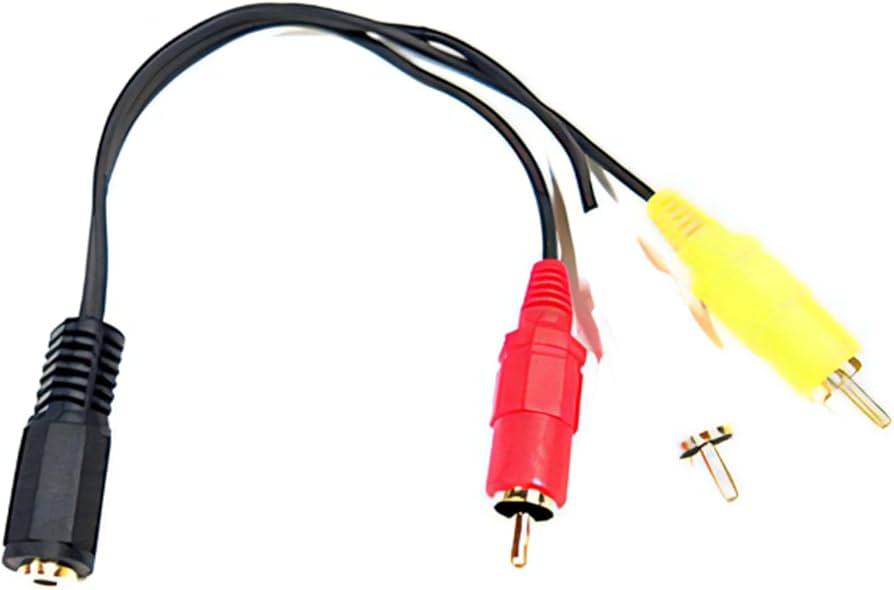 Amazon.co.jp: カモン 【COMON製】3.5mmステレオ(4極:メス)←→RCA(黄