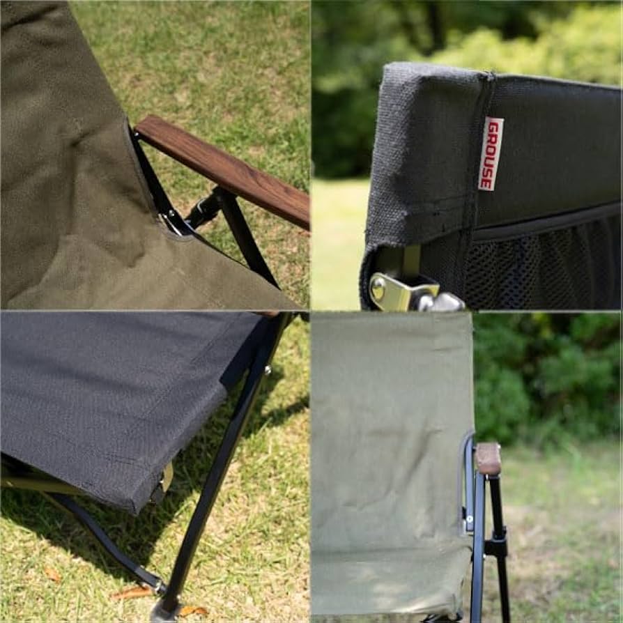 Amazon.co.jp: GROUSE SBM CHAIR (ブラック) ローチェア キャンプ