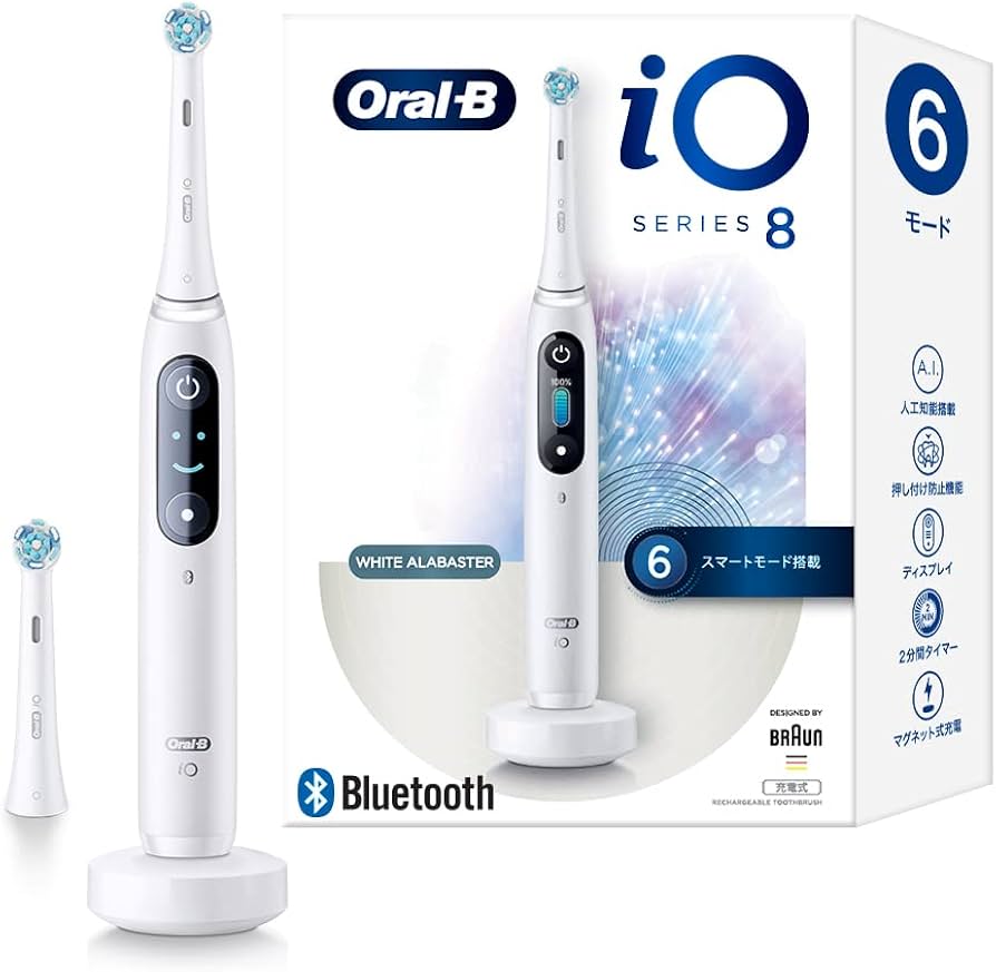 Amazon.co.jp: ブラウン 電動歯ブラシ オーラルB iO8 iOM82A10WT