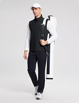 Amazon.com: baleaf Men's Golf Vest Fleece Lined Softshell
