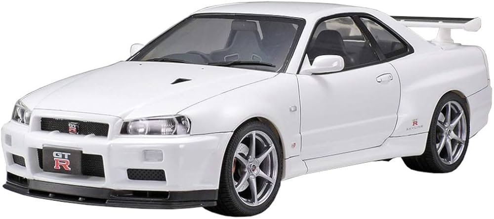 Tamiya Nissan Skyline GT-R R34 V-Spec II - Modellino in scala 1:24