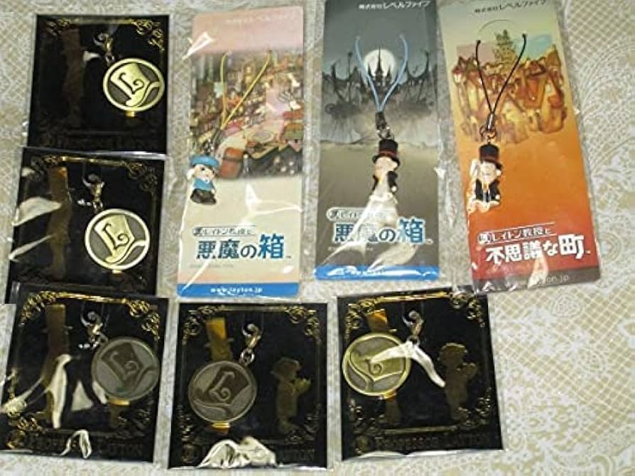 Amazon | レイトン教授 マスコットチャーム ひらめきコインチャーム