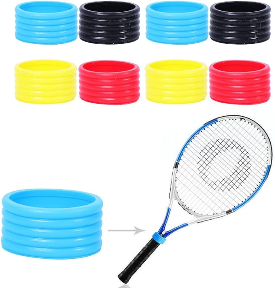 Amazon | 色：4色、各色、合計8 グリップテープ テニス グリップ