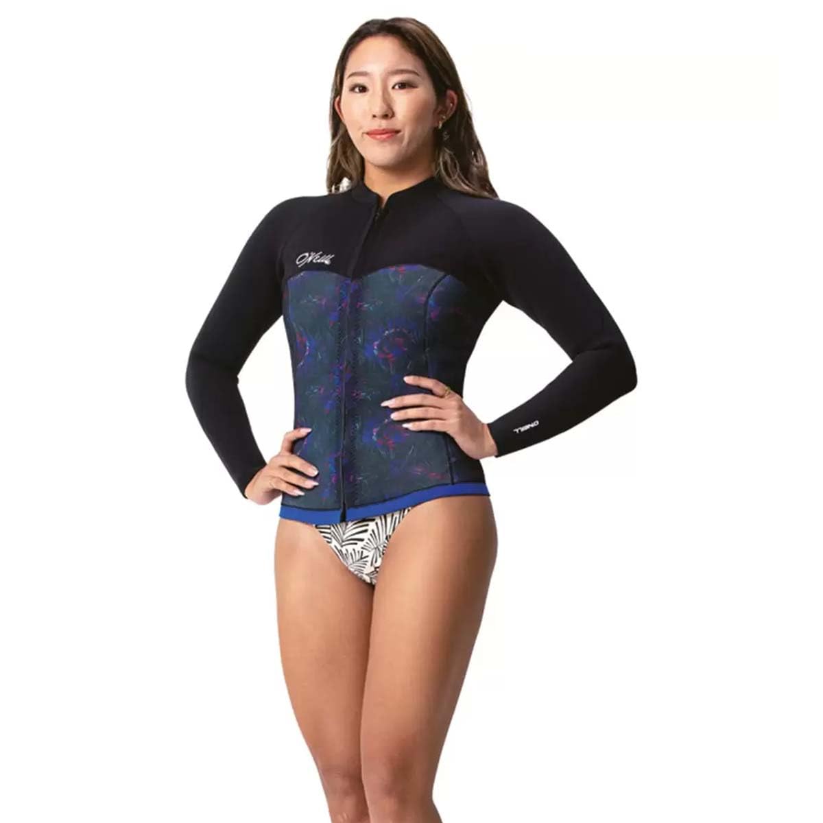 Amazon | 24 オニール 長袖タッパー ウェットスーツ フロントジップ