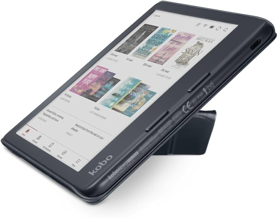 Amazon.co.jp: Kobo Libra カラー スリープカバーケース | ブラック