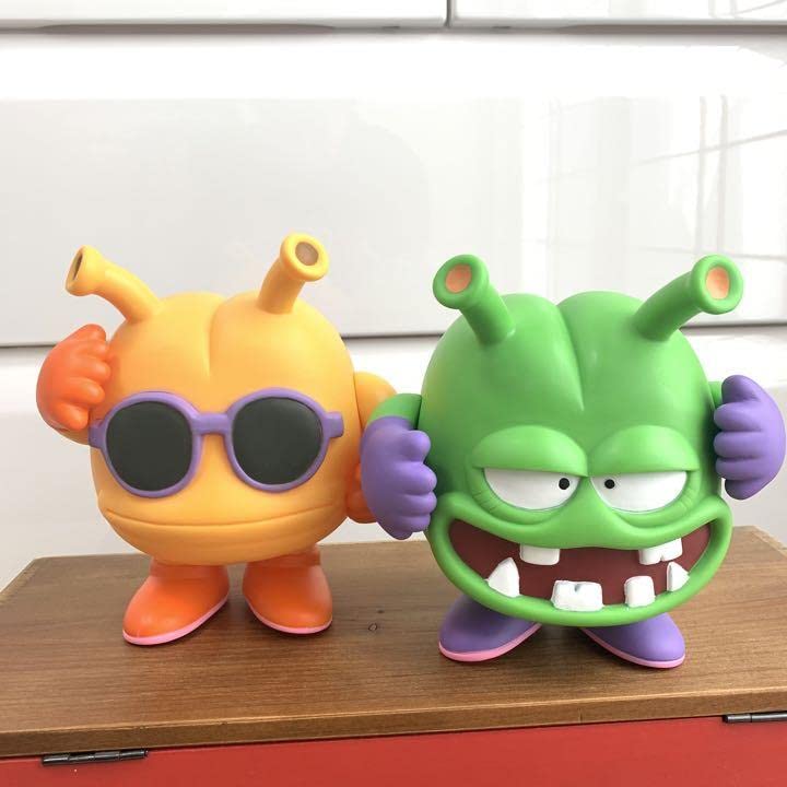 Amazon.co.jp: ドクタースランプ ニコちゃん大王と家来 ソフビ