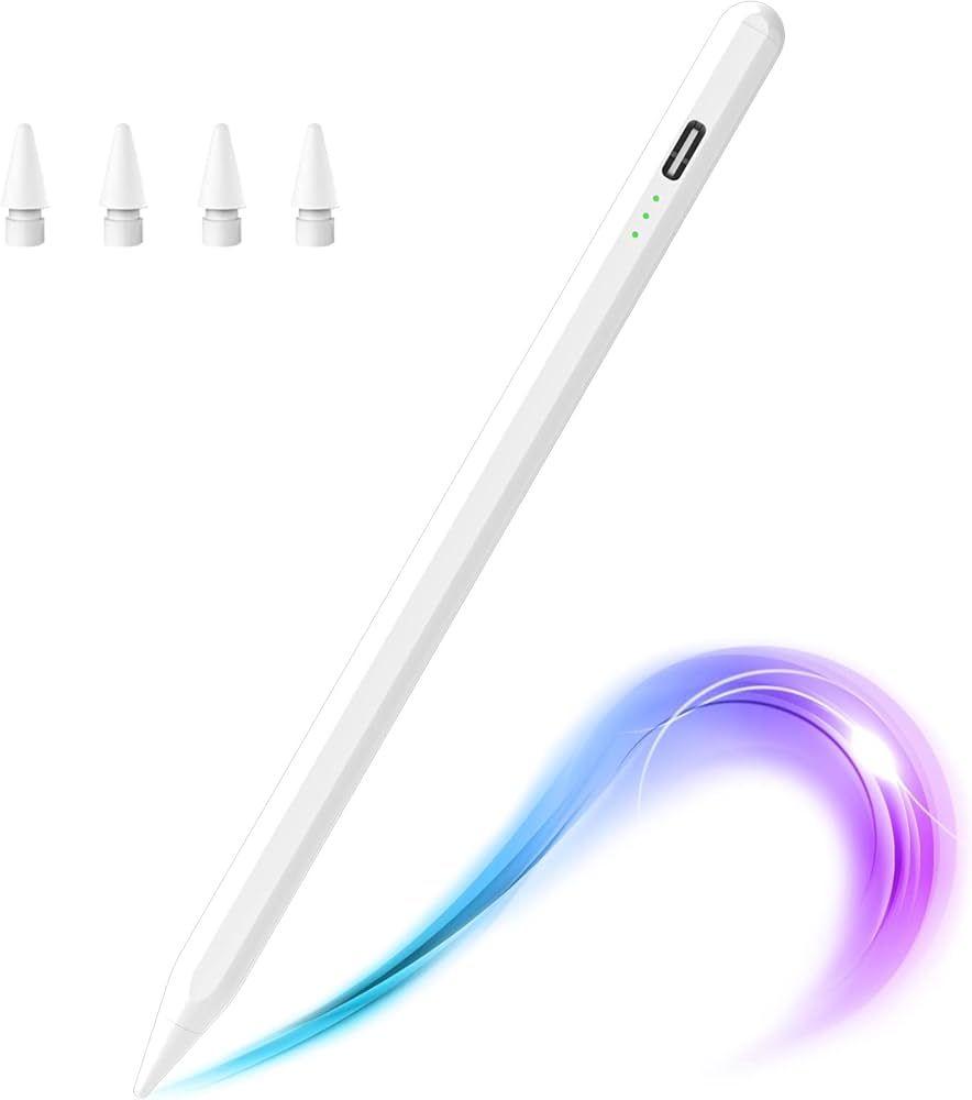 Amazon | タッチペン アップルペンシル 高感度 極細 Type-C充電 iPad