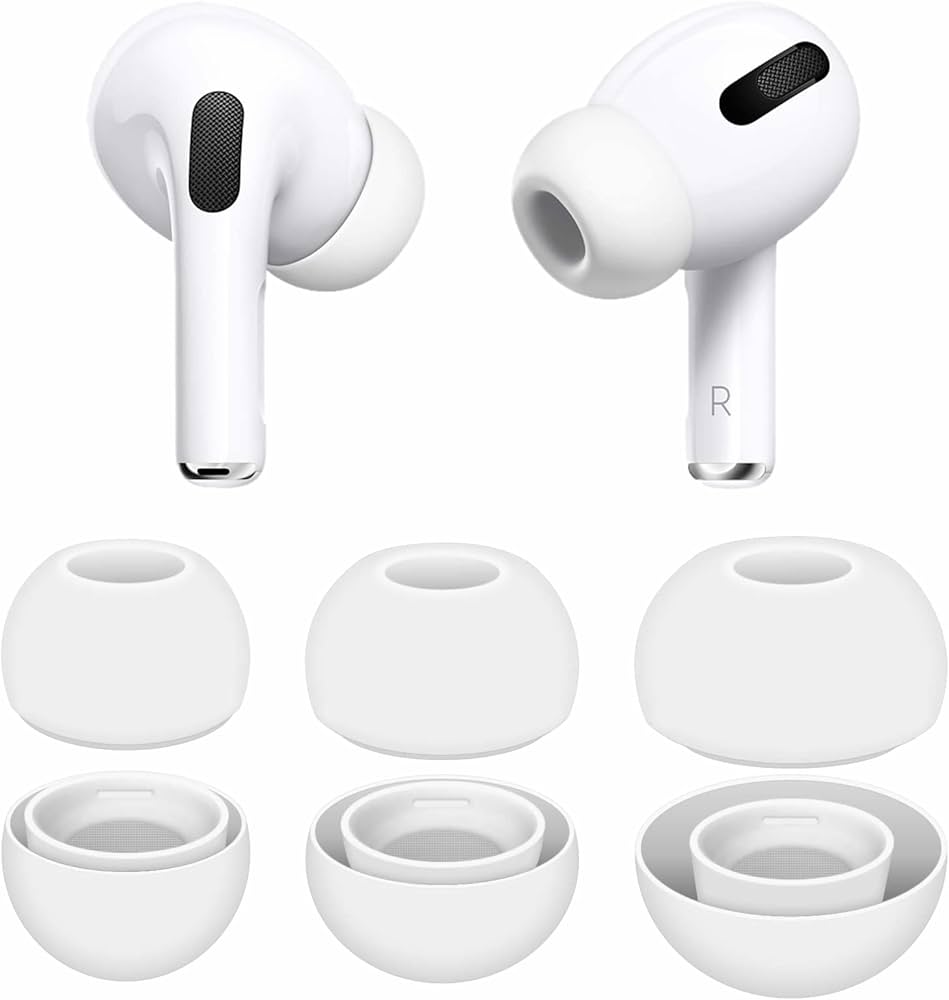 Amazon.com: 3 Pairs Compatible with AirPods Pro 1st 2nd Ear Tips