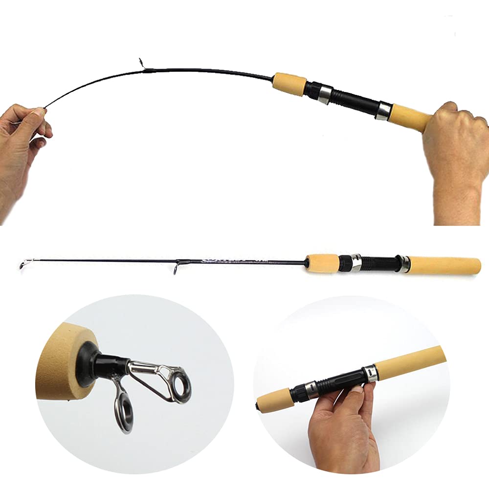 Amazon | RuMenJiang 穴釣り用釣竿セット 55cm釣竿セット コンパクト