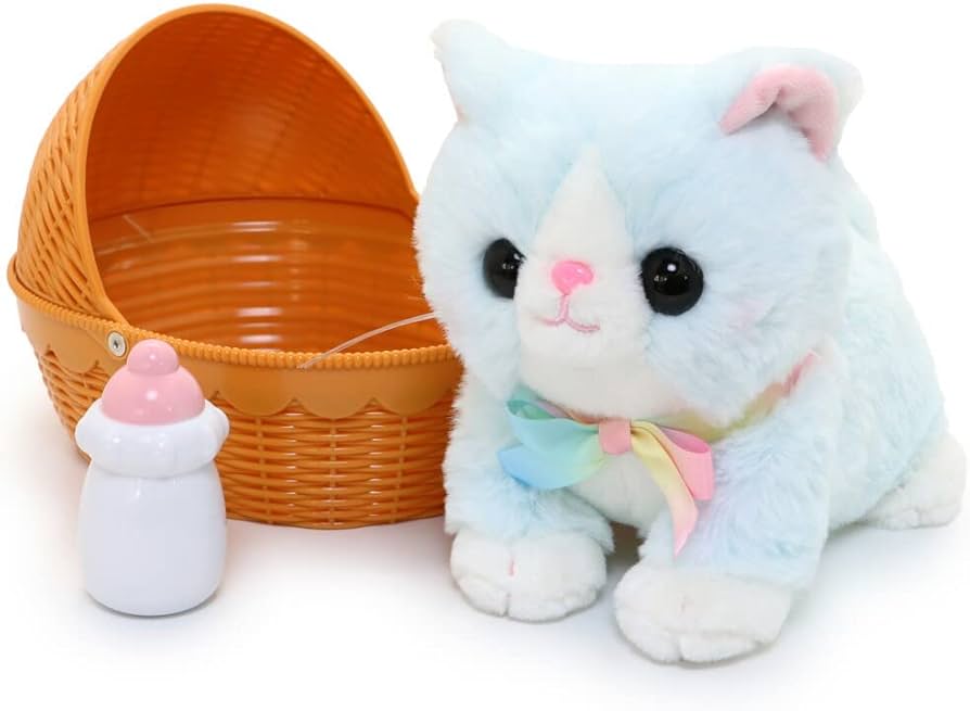 Amazon.co.jp: マザーガーデン さわって猫ちゃん 空色 マンチカン