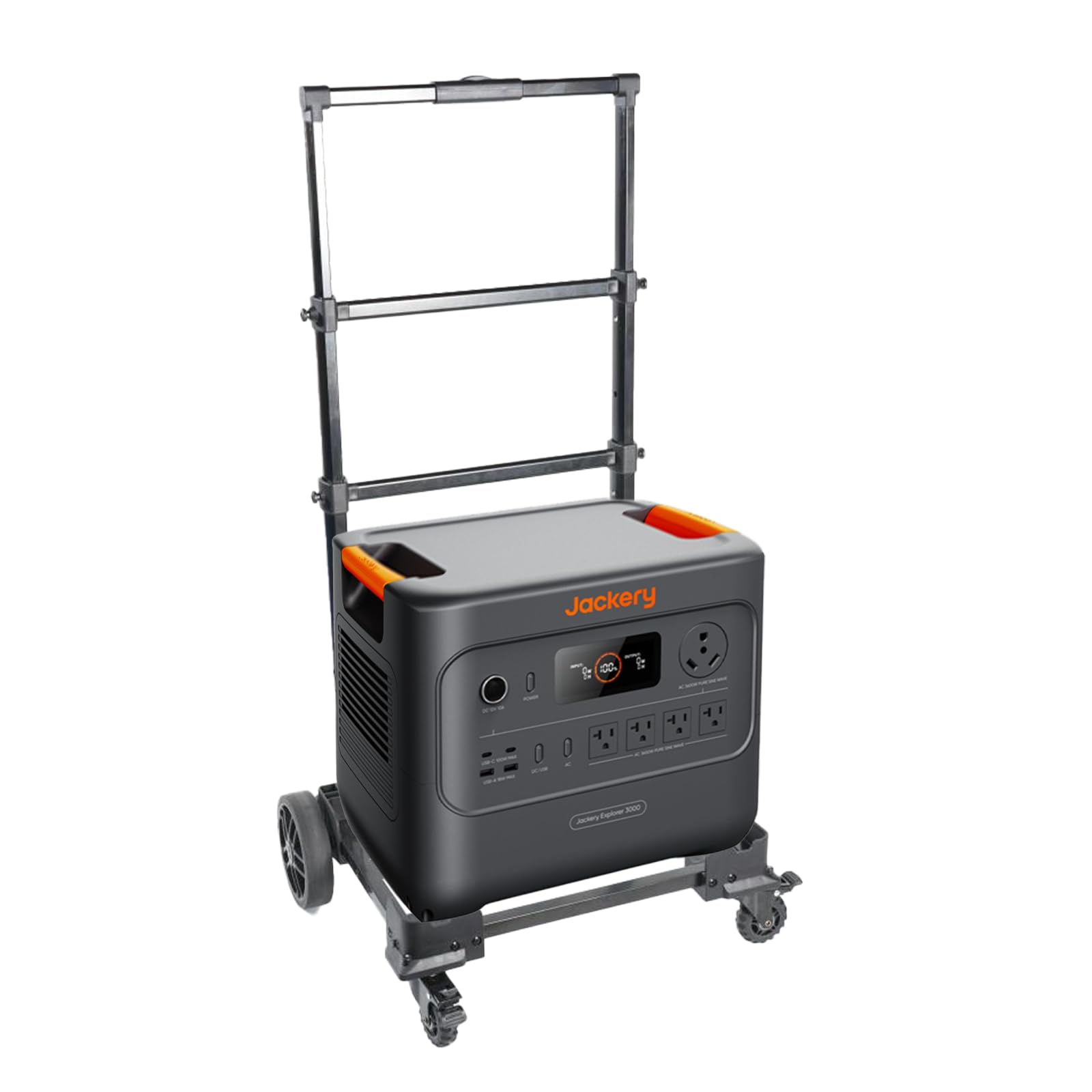 Amazon.co.jp: Jackery ポータブル電源 3000 New 折り畳み式 キャリー