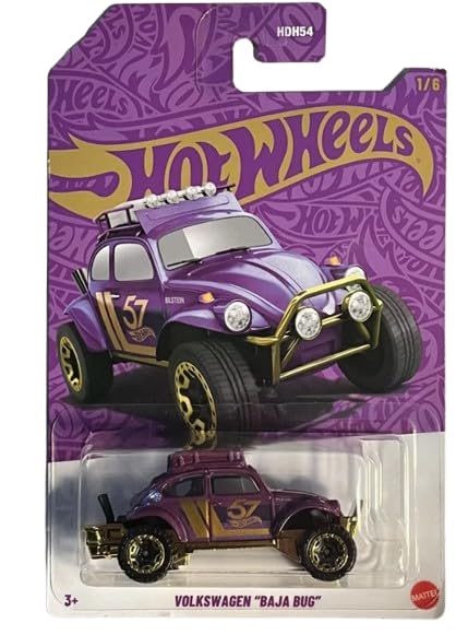 Amazon.com: Hot Wheels Purple Volkswagen Baja Bug, 57th