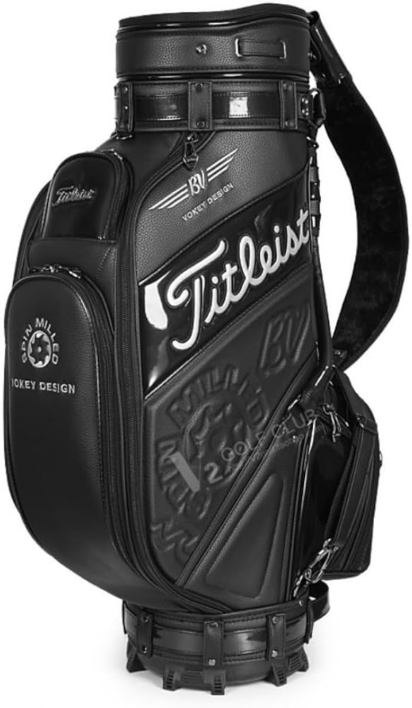 Amazon | KCNN-キャディバッグ レザースポーツゴルフバッグ メンズ