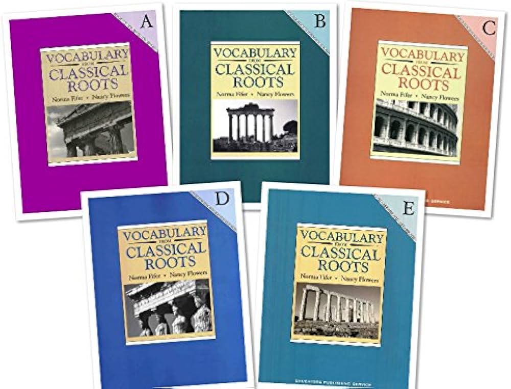 Vocabulary from Classical Roots 5 Books SET - Book A, B, C, D and