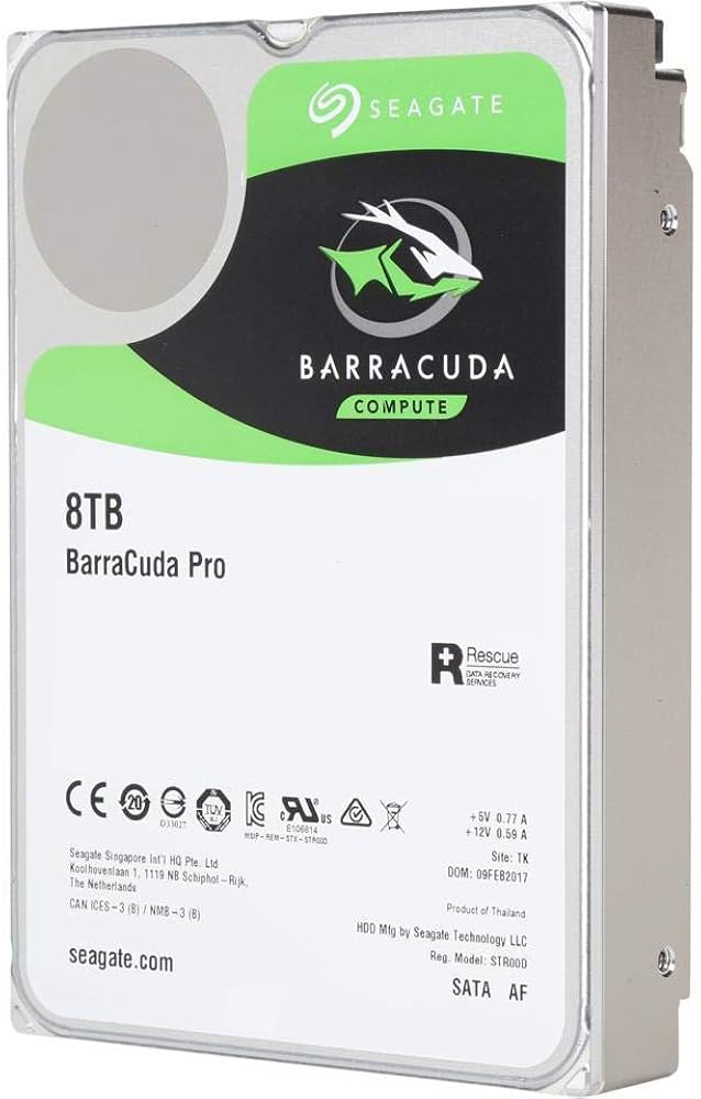 Amazon | ST8000DM0004 [BarraCuda Pro（8TB HDD 3.5インチ SATA 6G