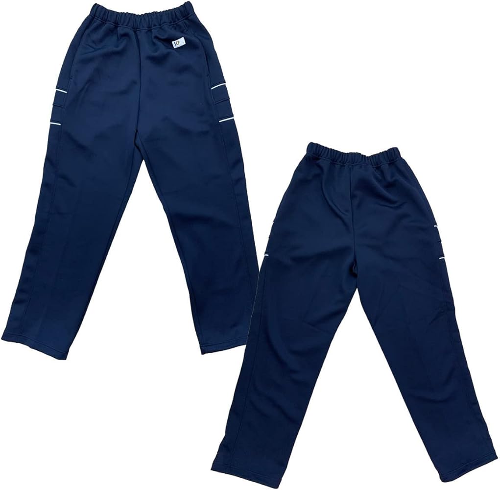 Amazon | 日本製 ジャージ上下セット 紺 男女兼用 学販品 体操服 部屋