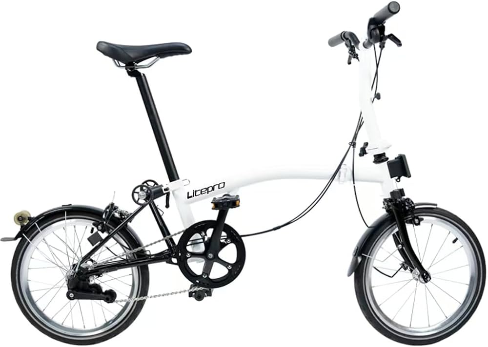 Amazon | Litepro 16インチ 内3速強化された 横ハンドル 折りたたみ