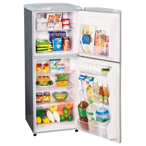 Amazon.co.jp: AQUA 137L 2ドアノンフロン冷蔵庫(右開き) エディオン