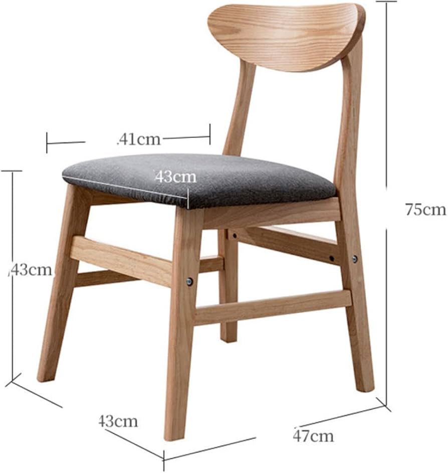 Amazon｜YJFFQ ダイニングチェア 木製 クッション ダイニング イエロー