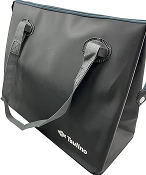 Amazon.co.jp: [ツリノ] 防水ハンディバッグ ブラック 縦38cm×横49cm