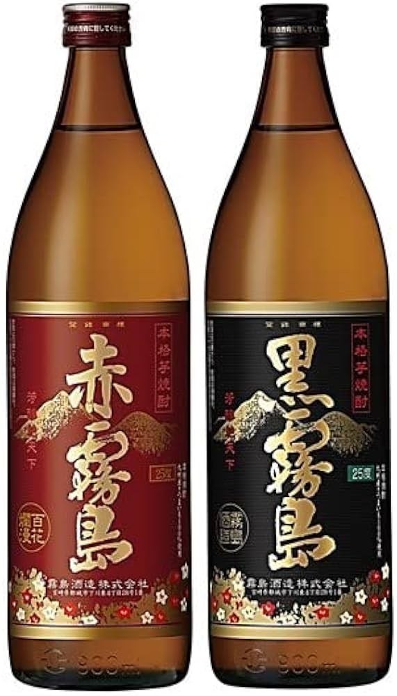 Amazon.co.jp: 赤霧島と黒霧島セット : 食品・飲料・お酒