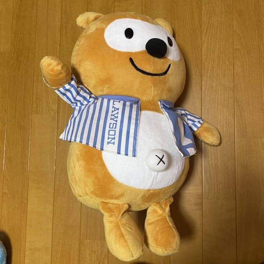 Amazon.co.jp: ローソン制服 Ponta 特大ぬいぐるみ : おもちゃ