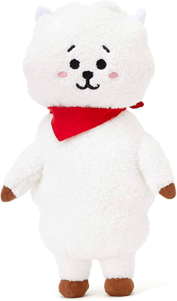 Amazon.co.jp: BT21 RJ 立ちぬいぐるみ M ホワイト F9-SDS8-2SOC