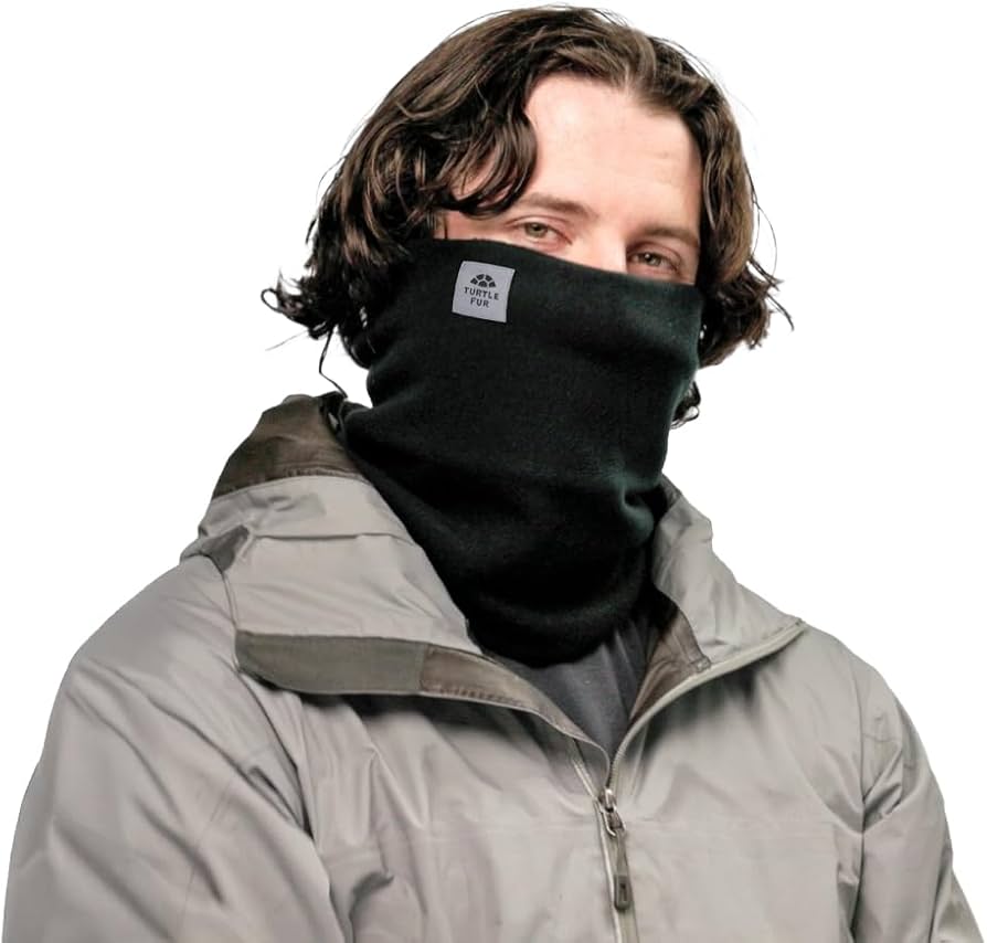 Turtle Fur Original Fleece Neck Warmer, Black - One Size : Turtle