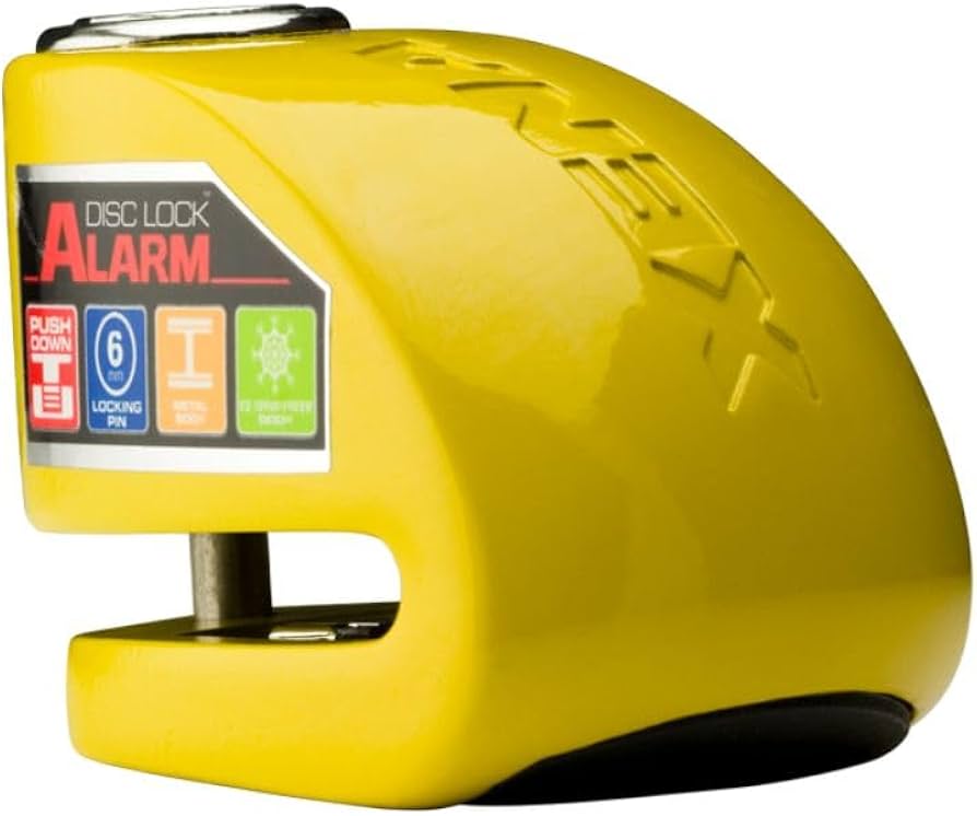 Amazon.com: XENA XX6-Y Stainless Steel Motorcycle Disc Lock Alarm