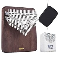 Amazon | LingTing カリンバ 34キー​​半音階親指ピアノ パープルハート