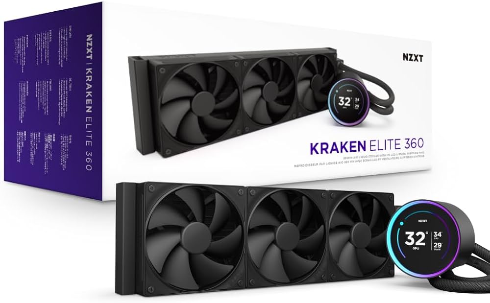 Amazon | NZXT Kraken Elite 360 v2 Black 簡易水冷CPUクーラー RL