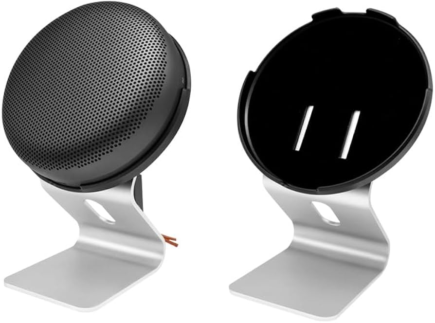 Amazon | デスクトップスピーカースタンド 振動吸収パッド付き