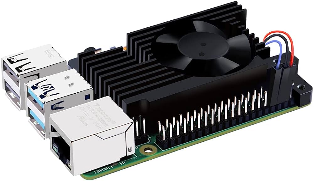 Amazon.co.jp: GeeekPi Raspberry Pi 4 Armor Liteヒートシンク、PWM