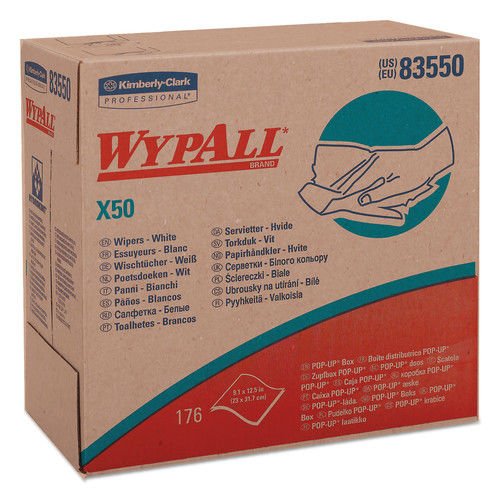 Amazon.com: WypAll KCC 83550 X50 Wipers, Pop-Up Box, 9 1/10 X 12 1