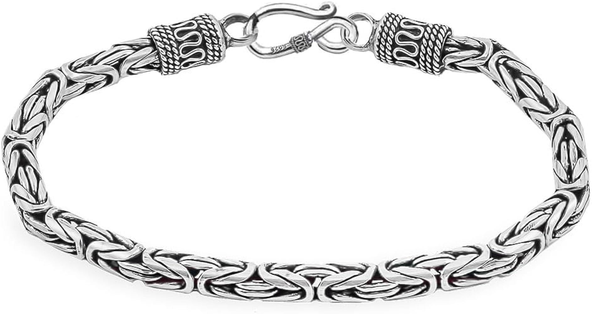 Amazon.com: Savlano 925 Sterling Silver Oxidized 6MM Round