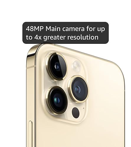 Amazon.com: Apple iPhone 14 Pro Max, 256GB, Gold for AT&T (Renewed
