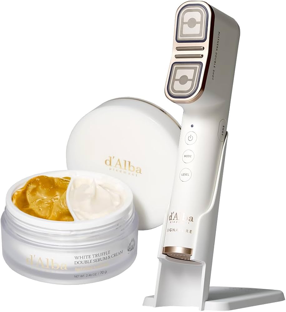 Amazon.com: d'Alba Allthera Double Shot Beauty Massager | 3-Mode