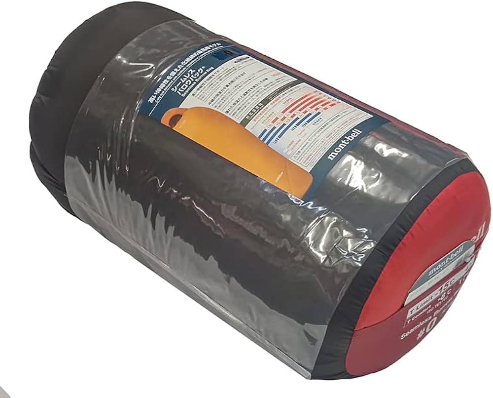 Amazon.co.jp: モンベル シームレスバロウバッグ #0 R/ZIP レッド