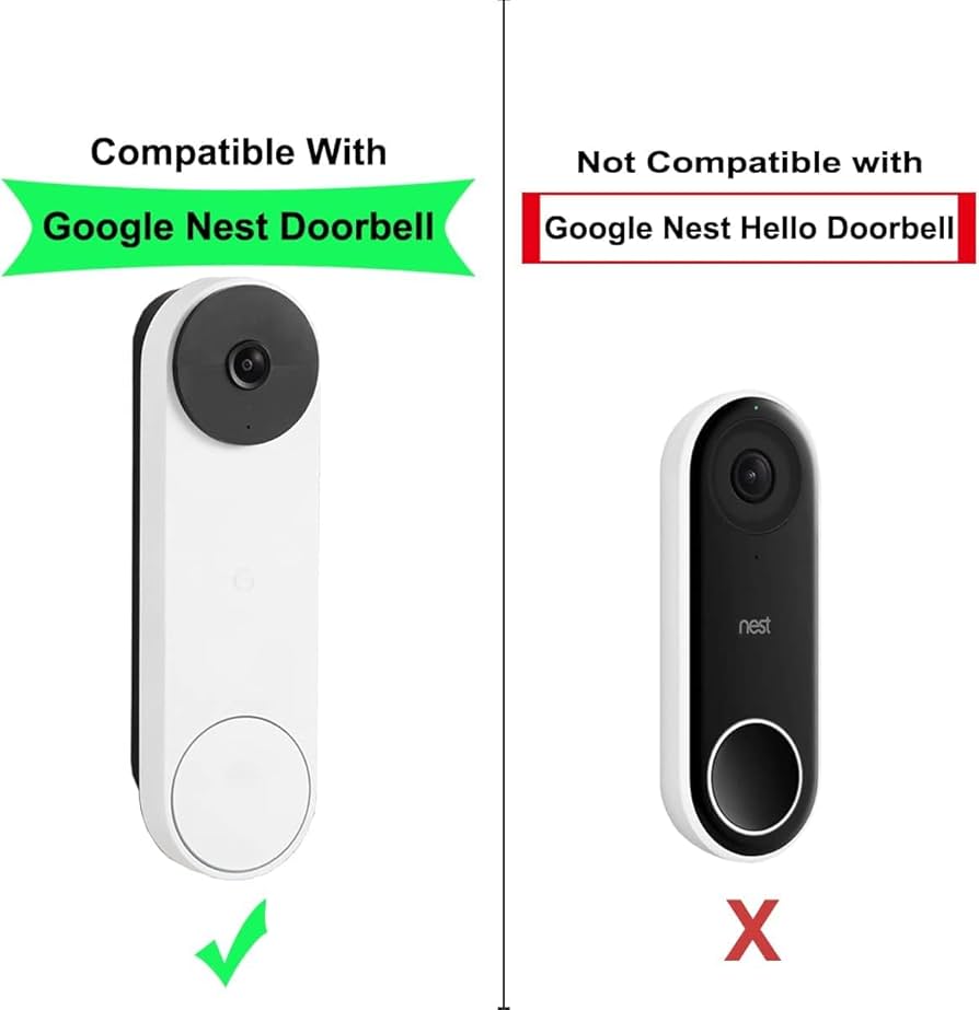 Amazon.com : Compatible with Google Nest Doorbell (Battery