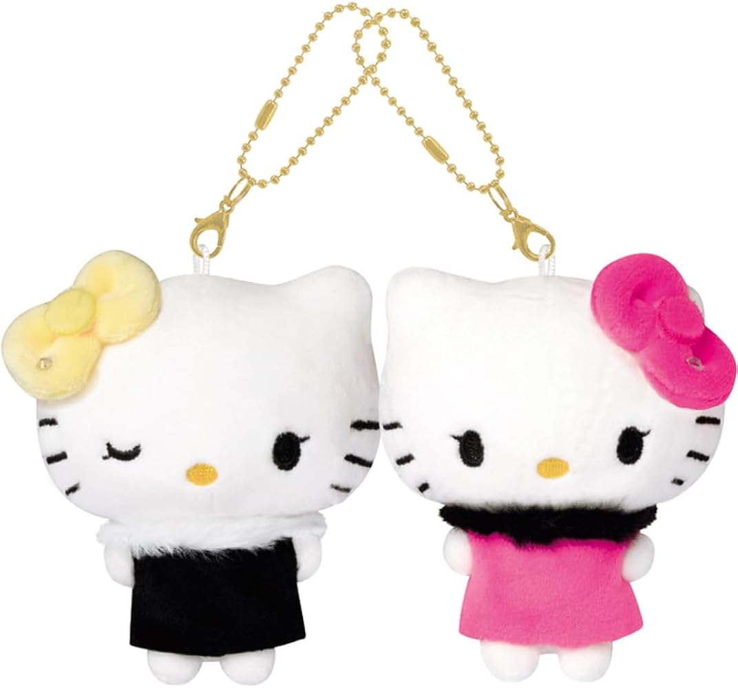 d*3様 ハローキティ きのこ マスコット ぬいぐるみ 3個セット