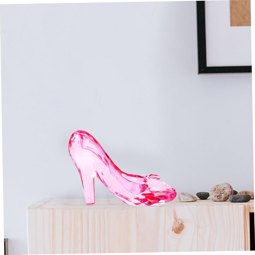 Amazon.co.jp: NUOLUX 2個アクリル製ハイヒール型デコレーション