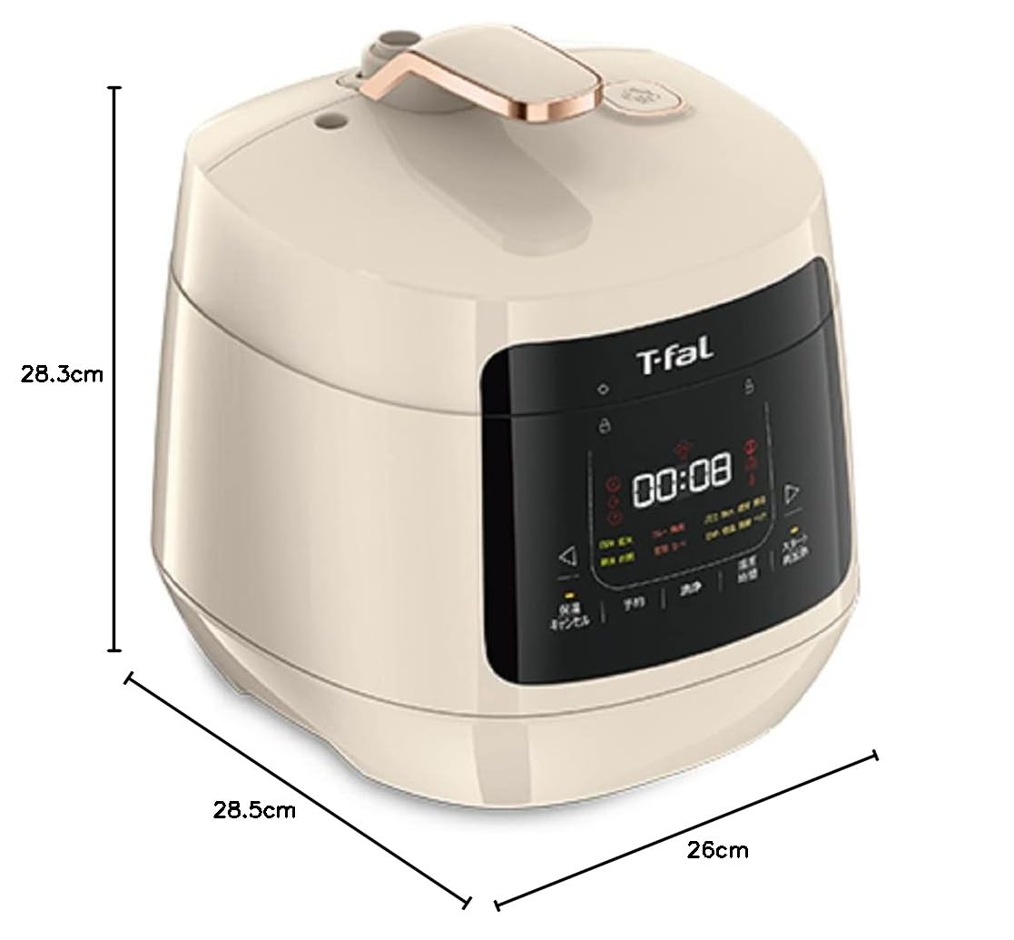 Amazon | ティファール 電気圧力鍋 無水調理 3L 2～4人用 1台16役 独自