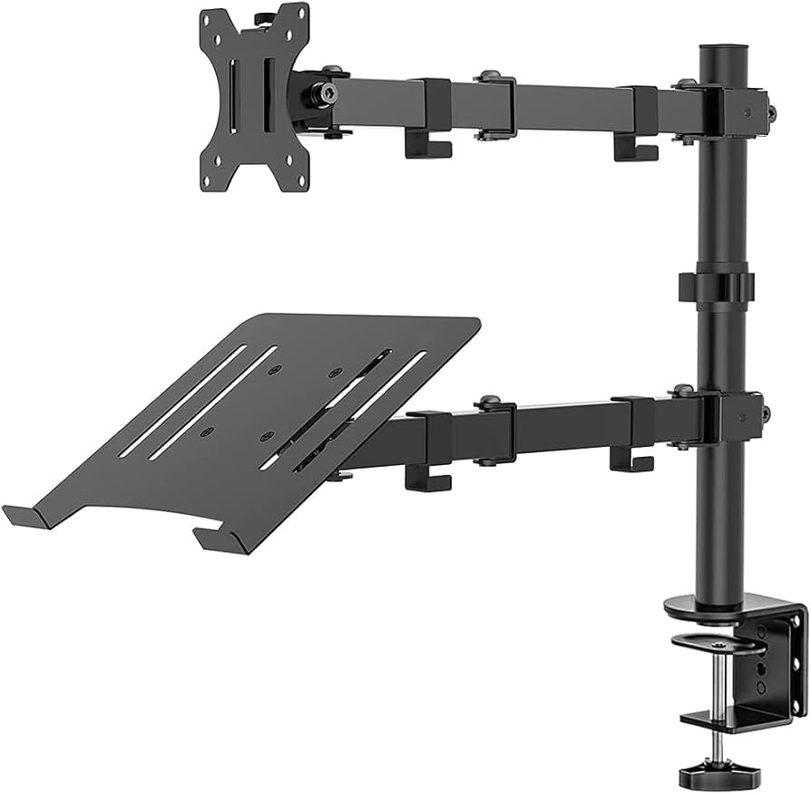 Amazon.co.jp: モニターアーム 2in1 ノートパソコンアーム 2画面
