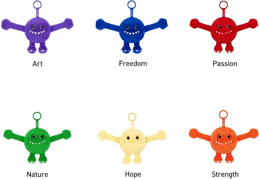 Amazon | POP MART INSTINCTOY HUG YOU シリーズ ぬいぐるみペンダント