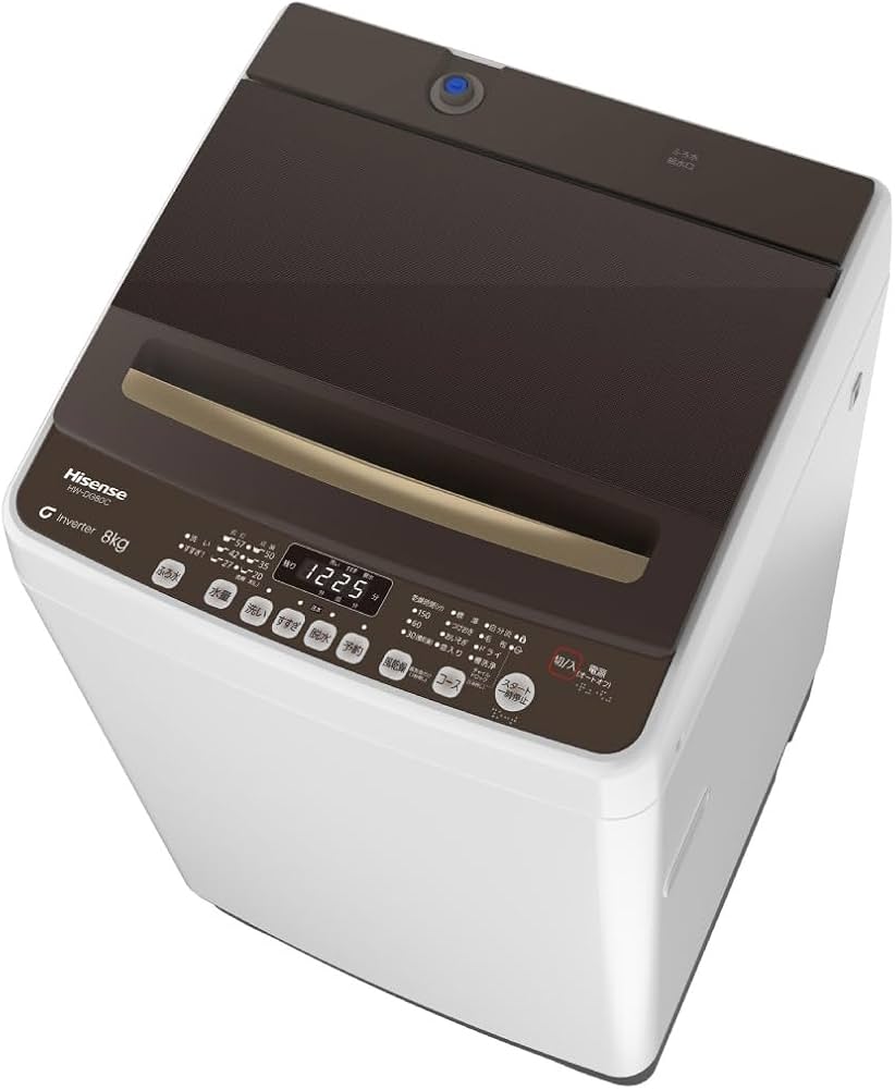 Amazon.co.jp: Hisense HW-DG80C Washing Machine, 17.6 lbs (8 kg