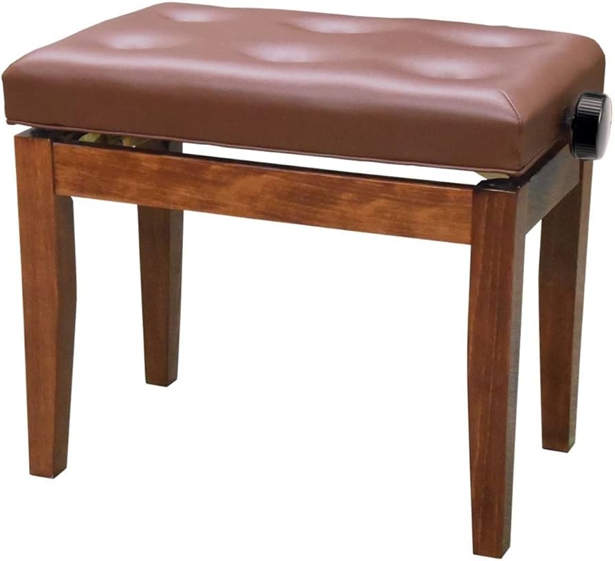 Amazon.co.jp: ピアノ椅子/イス 高低自在 KPS-2 W-POL-S (直脚, 茶