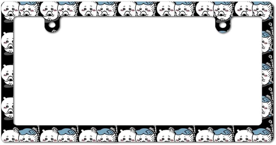 Amazon.co.jp: ナンバープレートフレーム ちいかわ ハチワレ ナンバー